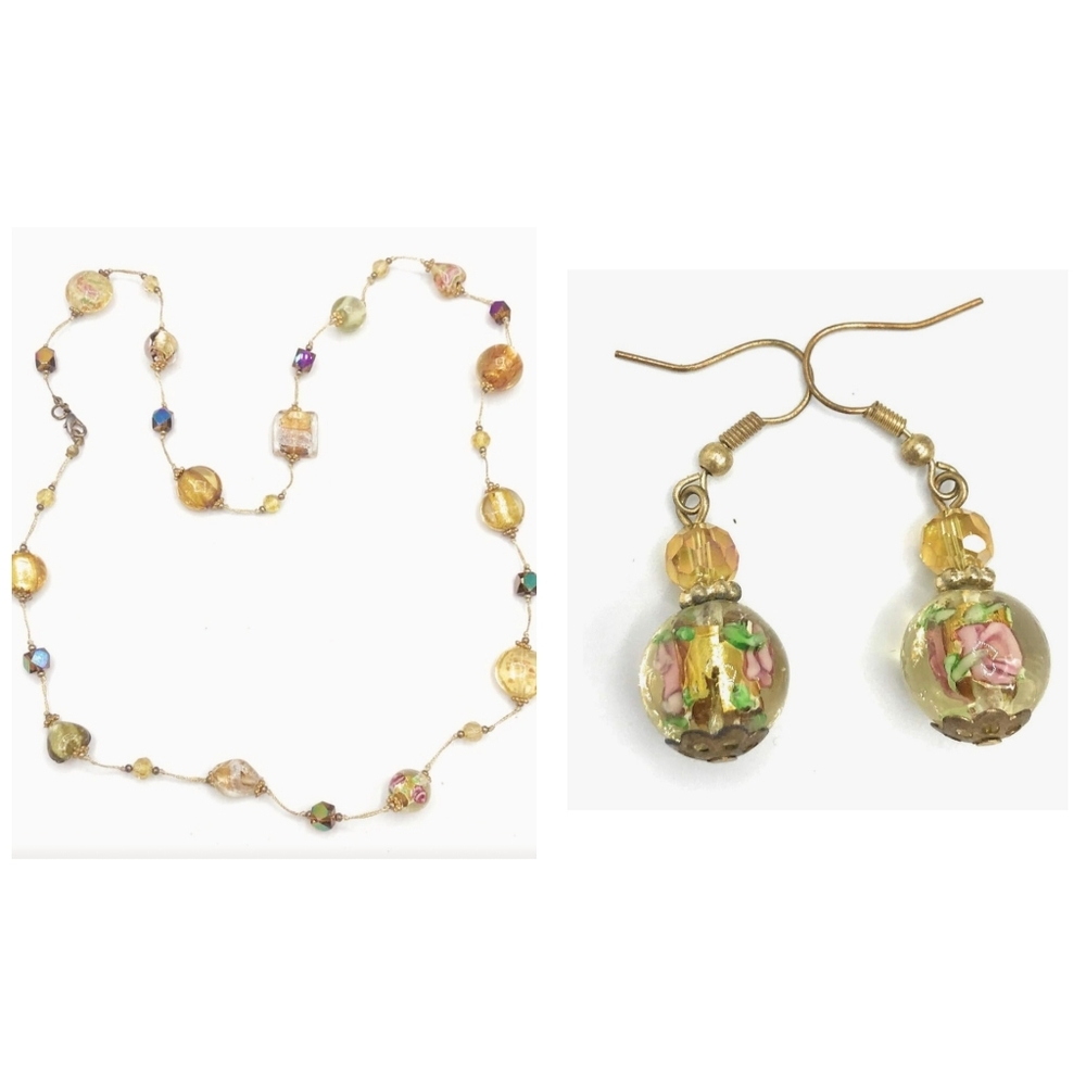 Premier Designs Retired Necklace & Earrings Set